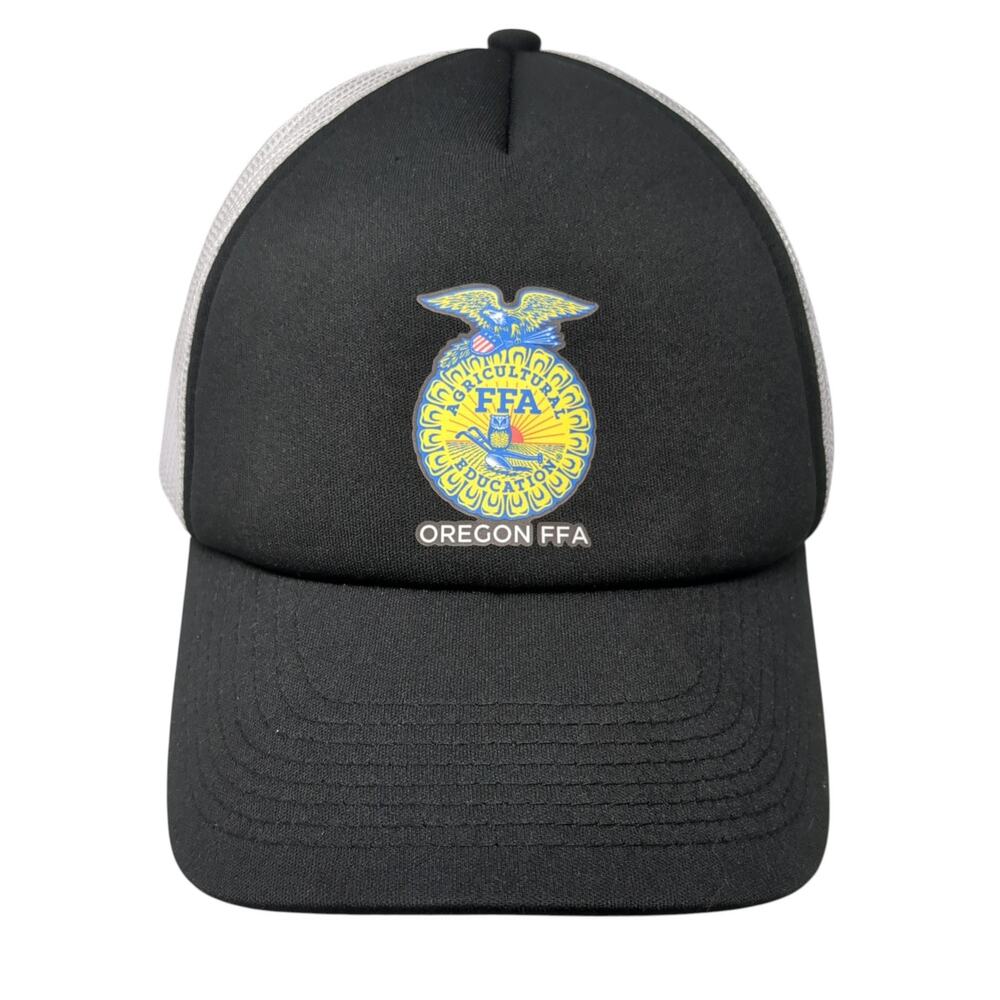 Agricultural Education Oregon FFA Trucker Hat Black One Size Fersten Worldwide